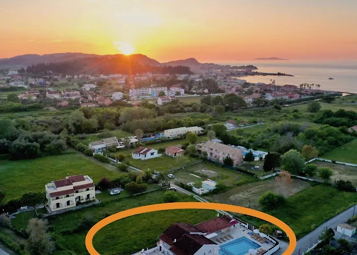 Sidari With Private Pool By Dadovillas Ágios Ioánnis